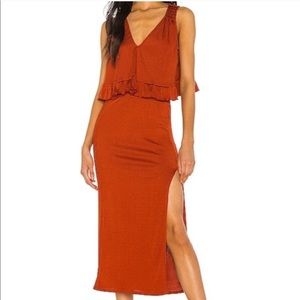 Free People No Excuses Skirt Set in Smoked…